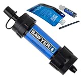 Sawyer Mini PointONE Wasserfilter Outdoor Notversorgung enfernt 100% Mikroplastik und 99,99999%*...