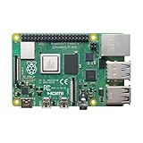 Raspberry Pi 4 Modell B (4GB) Quad Core Cortex-A72 4 x 1.50 GHz, 64 Bit WLAN Bluetooth 5.0