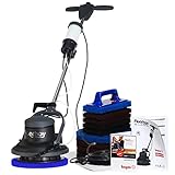 Floorboy® Reinigungsset mit 12 Zoll Einscheiben Reinigungs- und Poliermaschine mit Tank, Pads und...