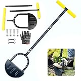 RIRIDAMAI Rasenkantenstecher mit Stiel 107cm, Rasenstecher Kantenstecher mit Wurzelsäge,...