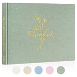 Lanpn Gästebuch Hochzeit, Gästebuch Geburtstag Hochzeitsalbum Hochzeitsgästebuch Blanko,...
