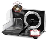 Emerio Allesschneider 'Made in EU', Edelstahl Messereinheit in Deutschland produziert, einstellbar...