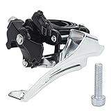 Alomejor Umwerfer High Carbon Steel Mountainbike Umwerfer für Dreizahn-Kettenblätter von 42-34-24T...