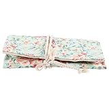 Cabilock Canvas Federmäppchen mit Fächern Roll up Stifteetui für Buntstifte und Pinsel...