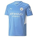 Puma Unisex-Child Manchester City Saison 2021/22, Spielausrüstung, Trikot Home, Team Light Blue...
