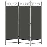 WOLTU Raumteiler Paravent 3 Teilig 167x172 cm, Trennwand klappbar freistehend Sichtschutz,...