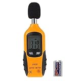Cadrim Digital Schallpegelmessgerät, Tragbare Schallpegelmesser 30dB bis130dB Dezibel Messgerät...