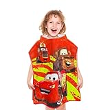 Crzyplea Handtuch Poncho Kinder,Badetücher Kinder mit Kapuze,Badetuch Jungen 49 * 48cm,Cartoon...