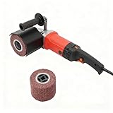 Satiniermaschine 2200W 3000RPM Variable Drehzahl Schleifmaschine, Bürstenschleifer...