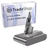 Trade-Shop Li-Ion Akku 21,6V / 2500mAh für Dyson V7 Motorhead Pro, V7 Motorhead Vacuum, V7 Fluffy,...