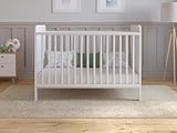 Love For Sleep Babybett Beistellbett 120x60 cm mit Matratze - Kinderbett Baby Bett Holz Weiß,...