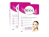 Veet Gesicht Haarentfernungs-Creme Set für sensible Haut mit Aloe Vera und Vitamin E, 2er Pack (4 x...