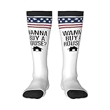 KWQDOZF Lustige Socken für Immobilienmakler – Geschenke für alle, die ein Haus kaufen möchten...