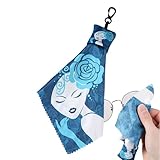 Brillenputztücher | Wiederverwendbare Mikrofasertücher für Sonnenbrille mit Schlüsselanhänger |...