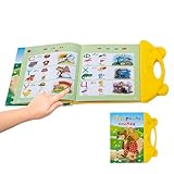 Russisch sprechendes Kleinkindbuch – 24,5 x 25 x 1 cm, interaktives russisches Sprachspielzeug,...