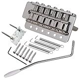 E-Gitarre Tremolo Brücke mit verdicktem Boden für Saitenabstand Ersatzteile Komplettes Set...