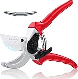 SOLODOTO Gartenschere – 4× schärfer, japanische SK5 Hochkohlenstoffstahlklinge, Bypass-Schneide,...