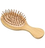 Haarbürste Holz, Haarbürste Klein mit Antistatischen Rundstiften, Natürliche Kopfhautmassage für...