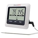 ThermoPro TP04 Digital Bratenthermometer Grillthermometer Ofenthermometer Fleischthermometer mit...