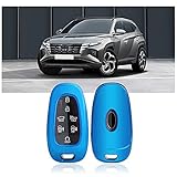 SHAOHAO Schlüssel Hülle Kompatibel mit Hyundai Tucson NX4 2021 2022 2023,IONIQ 5 TPU Silikon...