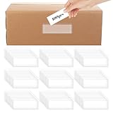 Kifmurase 100 Stück Etikettenhalter Selbstklebend Regaletiketten, 7.5 x 3 cm Beschriftungsfenster...