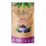 Acai Pulver 200g in Rohkost-Qualität | 100% rein ohne Zusatzstoffe und Vegan | Acaibeeren Pulver...