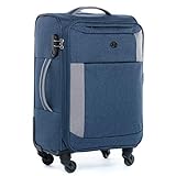 FERGÉ Weichschalen Koffer Medium Saint-Tropez Trolley Stoff-Koffer 65 cm Stoffkoffer 4 Rollen...