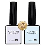CANNI UV Nagellack dehydrator und Primer für gelnägel Nail Art Salon Acrylic Acid Free Nail Prep...