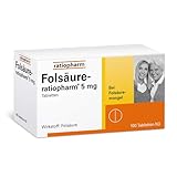Folsäure-ratiopharm® 5 mg Tabletten: Optimal versorgt bei Folsäuremangel, 100 Tabletten