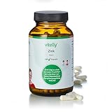 vitelly® Zink Kapseln - 180 hochdosierte Kapseln - wichtig für den Kinderwunsch & Stillzeit