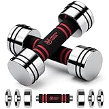 STAHL Kurzhanteln 2er 2,5kg (1,5kg/2kg/2.5kg) - Ultrakompakte Einstellbare Hanteln mit...