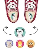 Aufkleber für Kinderschuhe – Set mit 20 Paar Etiketten zur Kennzeichnung von rechten und linken...