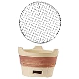 ANDRESLAD Kleiner Kompakter Hitzebeständiger Outdoor grill mit Grillrost Langlebig Leicht zu...