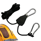 Spannseil mit Ratsche, Spannrolle, für den Außenbereich, für Camping, Outdoor, Takelage,...