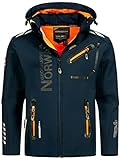 Geographical Norway Herren Herbst Winter Jacke Softshell Jacke Outdoor Regen Übergangs Jacke...