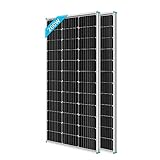 RENOGY 100W 12 Volt (schlankes Design) Solarmodul Monokristallin Solarpanel Photovoltaik Solarzelle...