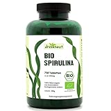 dreikraut Bio Spirulina Presslinge, 750 Tabletten, 4-Monats-Vorrat, aus kontrollierter Aquakultur,...