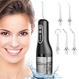 ETROBOT Munddusche Kabellos Elektrischer Zahnreiniger, 2025 Elektrisch Water Flosser - 4 Modi & 5...