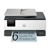 HP OfficeJet Pro 8122e Multifunktionsdrucker, Instant Ink verfügbar, HP+, Drucker, Scanner,...