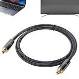 Optisches Kabel für Lautsprecher – Mehrzweck-Glasfaserkabel, TV-Zubehör, Heimkinozubehör für...