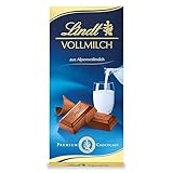 Lindt Vollmilch-Tafel |Schokoladentafel|feinste Alpenvollmilch Chocolade |glutenfrei |100g |...