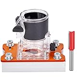 Holzoberfräse, Holzoberfräsenbasis, 2-in-1-Kompakthandflächenbasis, Werkzeugschlitzhalterung,...