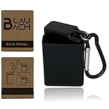 BLAUBACH® Taschenaschenbecher, Tragbarer Aschenbecher, geruchsdicht für unterwegs, To Go, Reisen,...