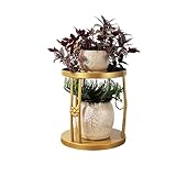 HUJZJY Als Blumentreppe mit Mehrschichten, Rostschutz Blumentopfständer, Pflanzenregal Indoor...