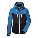 Killtec Herren Ksw 45 Mn Jckt Skijacke Funktionsjacke mit abzippbarer Kapuze und Schneefang, schwarz...