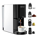 Kapselmaschine, KOTLIE Kaffeemaschine, 19 Bar Coffee Machine 4 in 1Multifunktions Espressomaschine,...