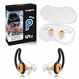 Hearprotek Ohrstöpsel Schwimmen, 2 Paare Silicone Wasserdichte Schwimmer Ohrstöpsel...