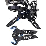 CHICIRIS Bogenschießen-Bogenfüße, Tragbarer Gummi-Bogenständer für Compoundbögen, Einfache...