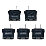 Reiseadapter für 5 PC – Reiseadapter, Steckerkonverter, Europa Travel International Plug...