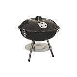 Zendea Runder Grill mit Deckel, 39 x 34 cm, ideal zum Kochen von Fleisch und Fisch im Garten, auf...